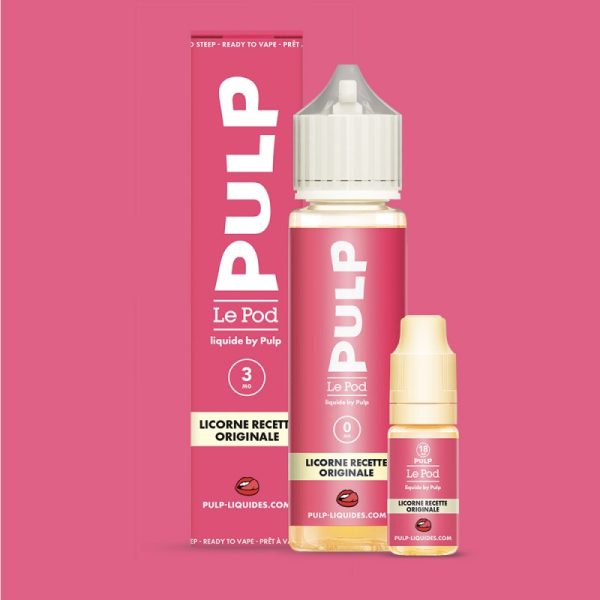 Licorne Recette Originale Le Pod 60ml par Pulp