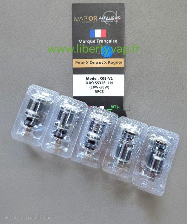 Résistances X rogue par Alfaliquid et Vap'or