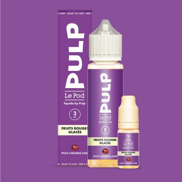 Fruits Rouges Glacés Le Pod 60ml par Pulp