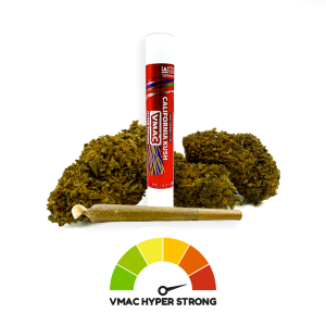 Pre-roll California Kush VMAC Super Strong par White Rabbit
