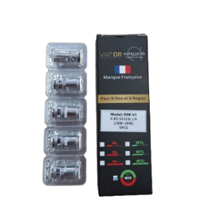 Résistances X Rogue X one par Alfaliquid x Vap'or