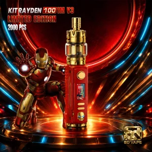 Kit Rayden 100 V3 Edition Limitée Iron Man par BD Vape